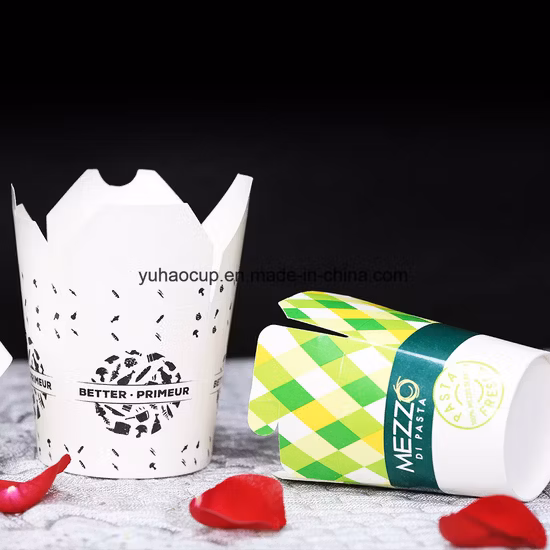 Asas de frango descartáveis ​​biodegradáveis ​​de qualidade alimentar levam embora caixas de embalagem de alimentos de papel para almoço para recipiente